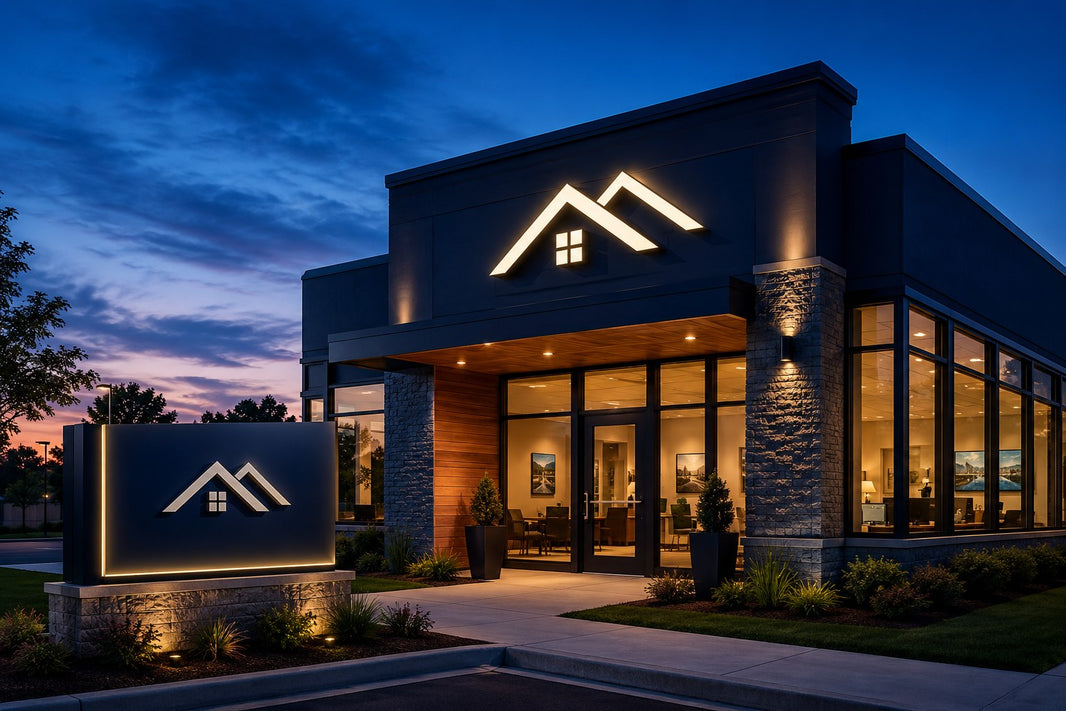 Real Estate Office Signs: Professional Branding for Local Visibility