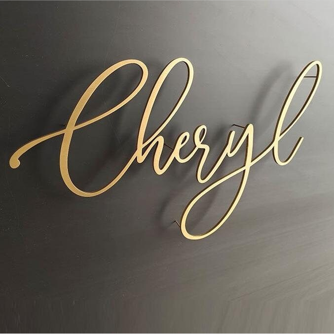 Metal Flat Cut Signs
