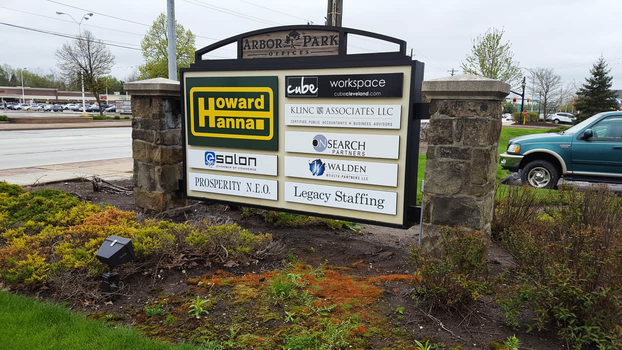 Multi-Tenant Monument Signs