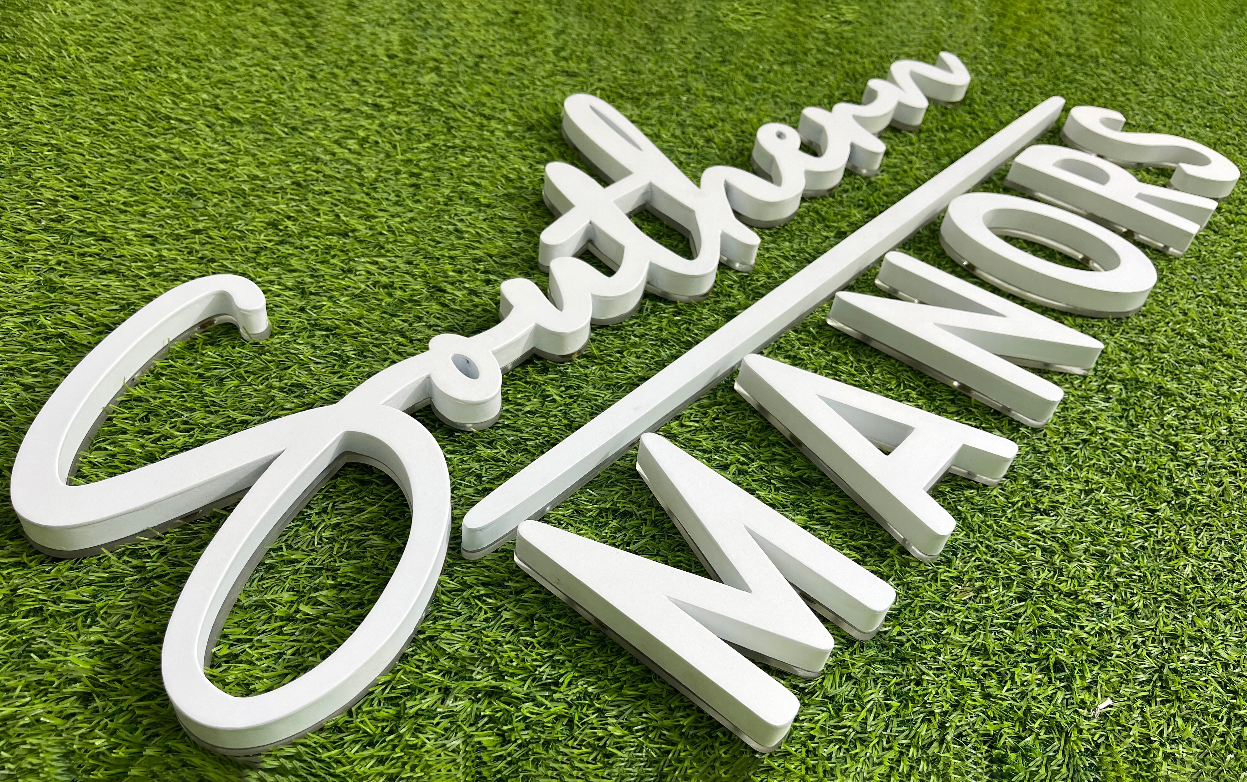 3D Letter Signs (Indoor)