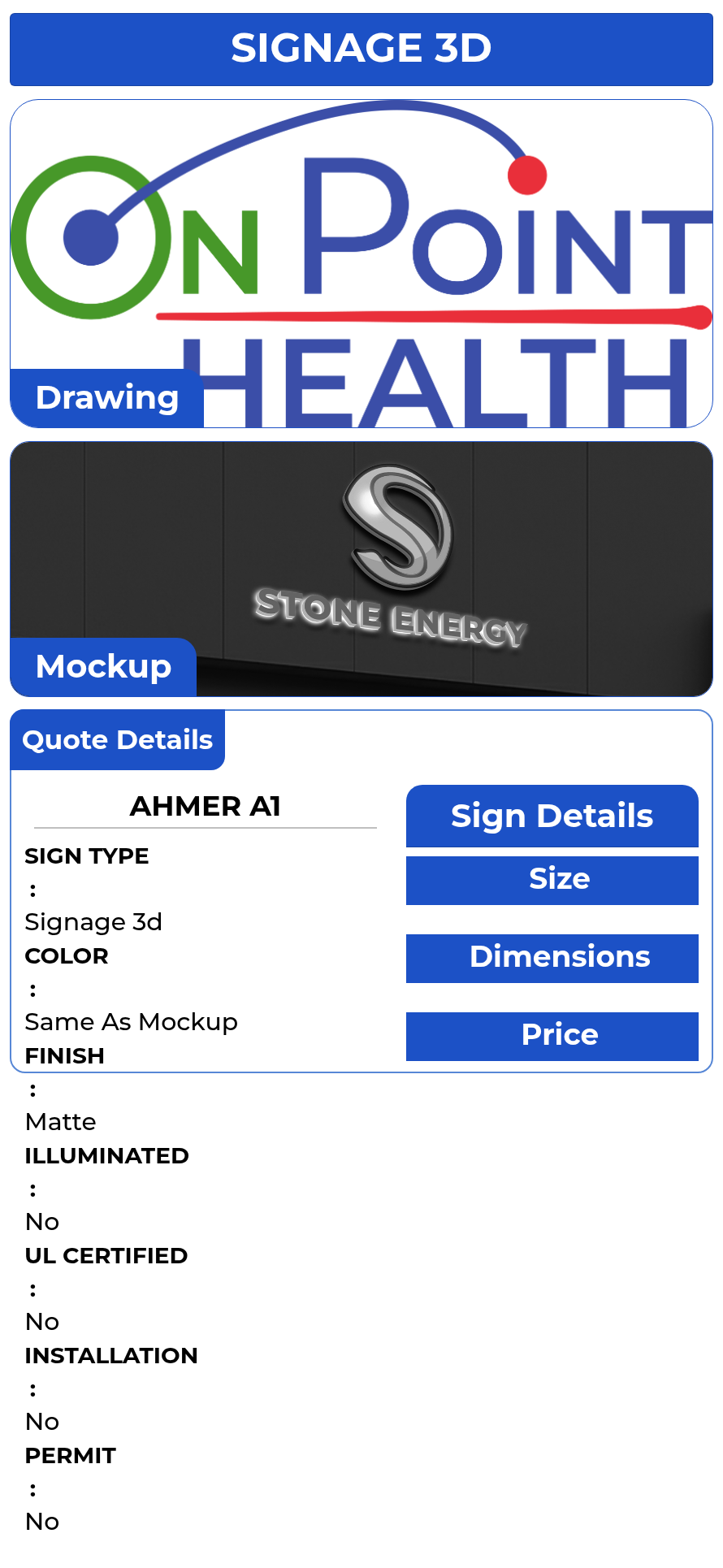 Customized Sign for Ahmer A1