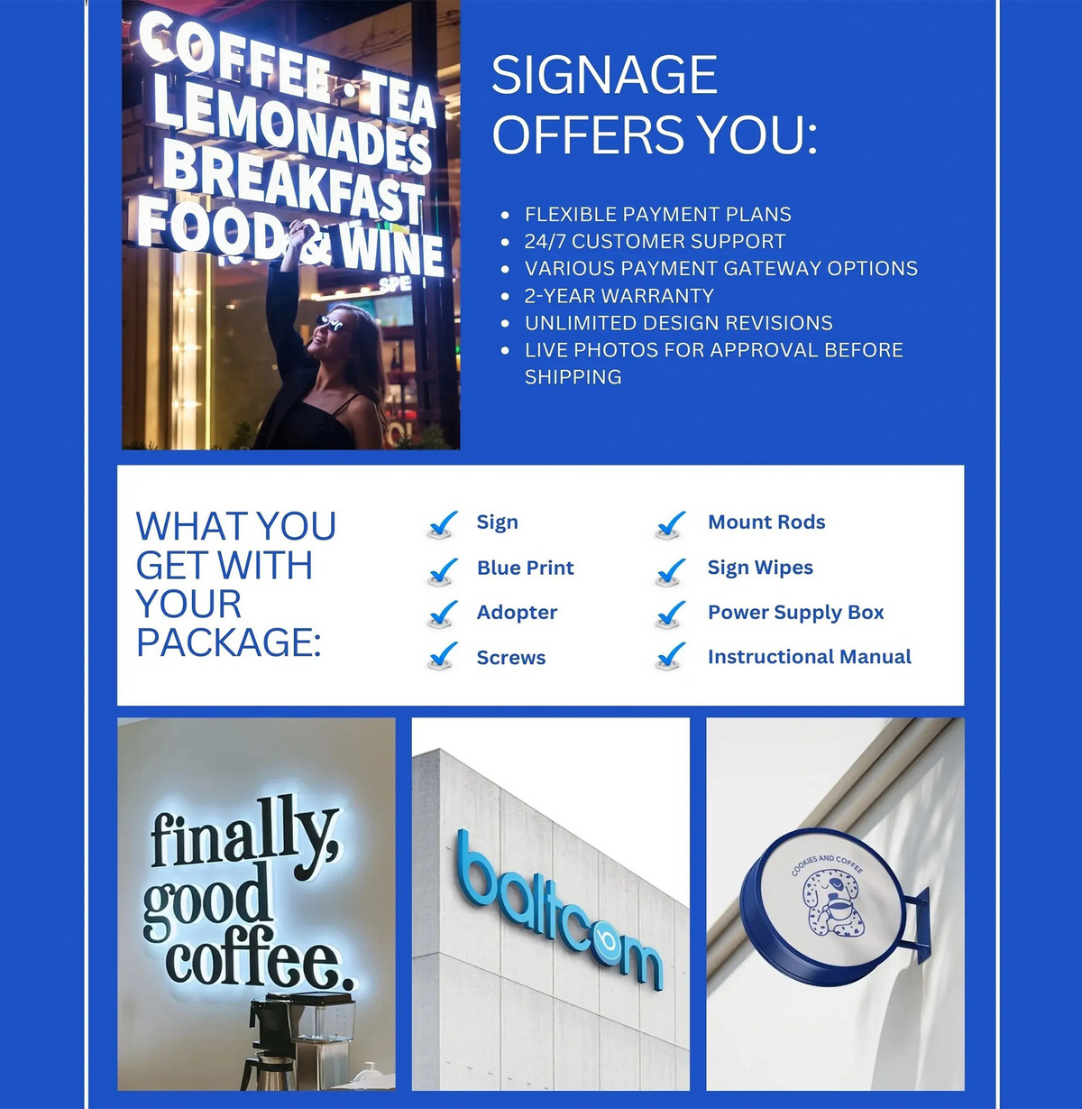 Custom Sign for Ahmer A1