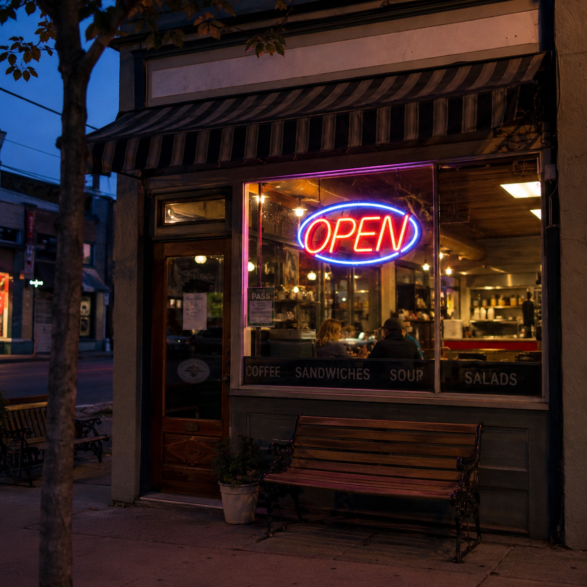Open Neon Signs